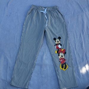 Mickey and Minnie striped trousers 🖤